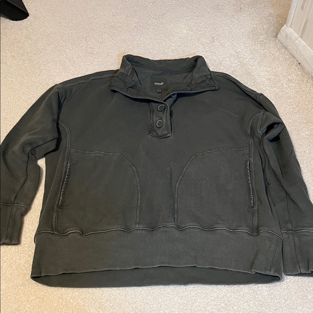 Aerie green crewneck